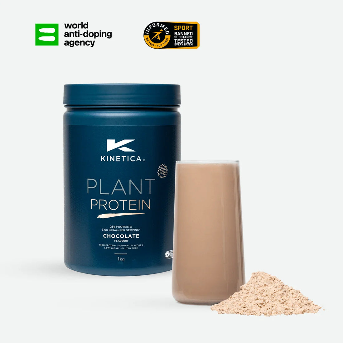 Kinetica Plöntuprótein - Súkkulaði 1kg