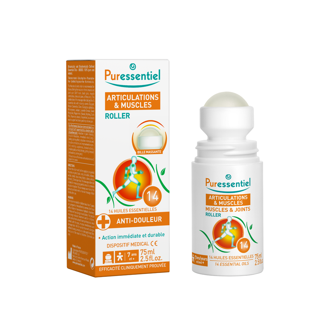 Puressentiel Vöðva- og liðastifti (Roll-On)