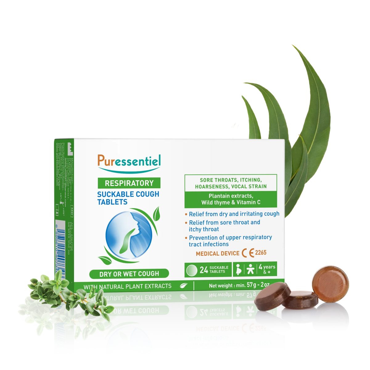 Puressentiel Hóstatöflur